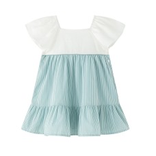 VESTIDO RAYAS VERDES