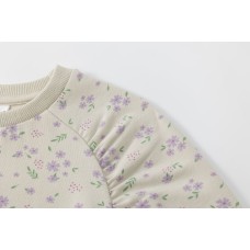 SUDADERA FLOR MALVA