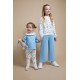 CONJUNTO AZUL FLORES