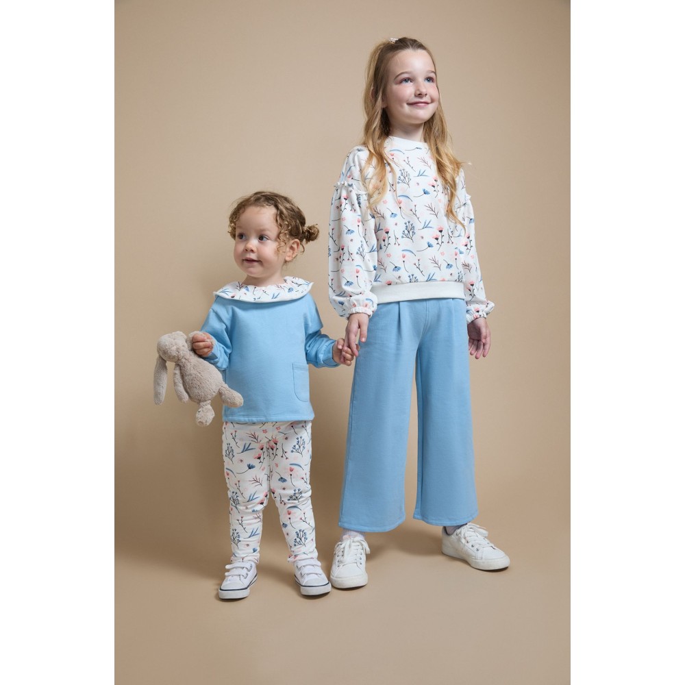 CONJUNTO AZUL FLORES