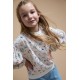 SUDADERA FLOR AZUL