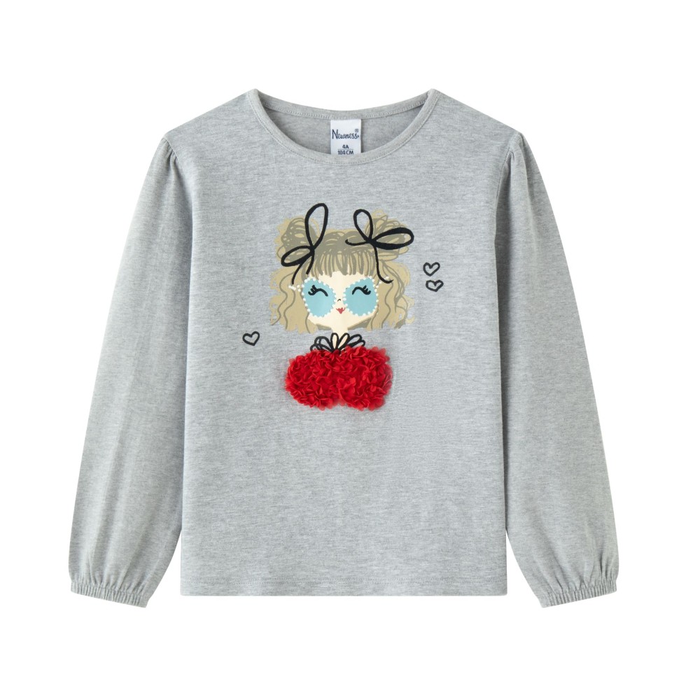 CAMISETA NIÑA LAZOS