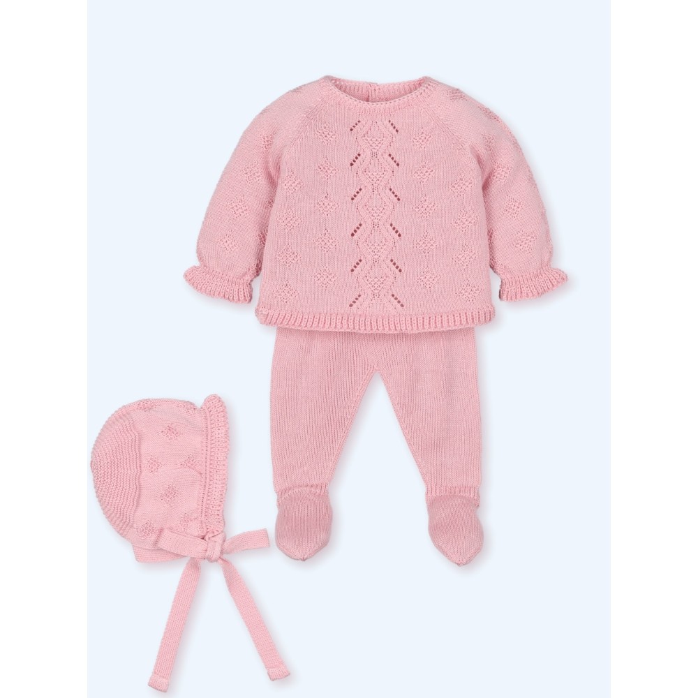 CONJUNTO CALADO CON CAPOTA