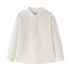 CAMISA VESTIR CUELLO MAO BEIGE