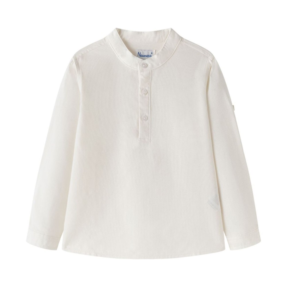 CAMISA VESTIR CUELLO MAO BEIGE